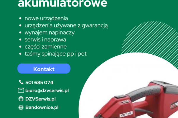 DZV Serwis. Bandownice akumulatorowe naprawa i serwis. Strefa Pakowania Warszawa 2024