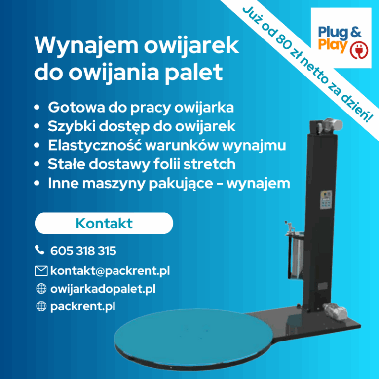 Jakie są dostępne typy owijarek do palet i który będzie najlepszy dla naszych ładunków?