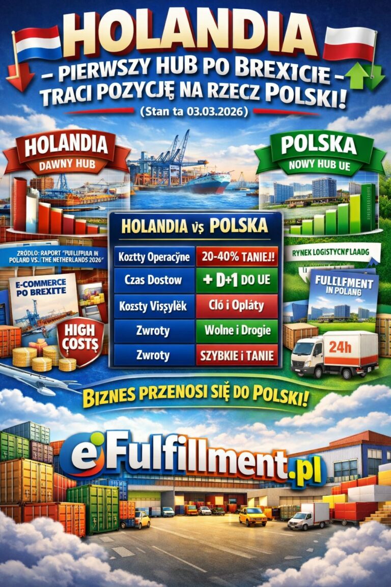 Holandia – pierwszy hub po Brexicie traci pozycję na rzecz Polski